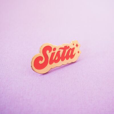 Emaillierter Pin „Sista“
