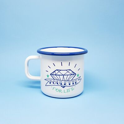 Chicken For Life enamel mug