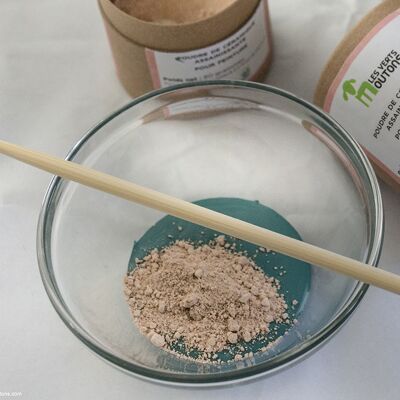 Purifying ceramic powder for painting
