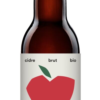 Cider Bio Amour d'Hérout, Brut, 33cl