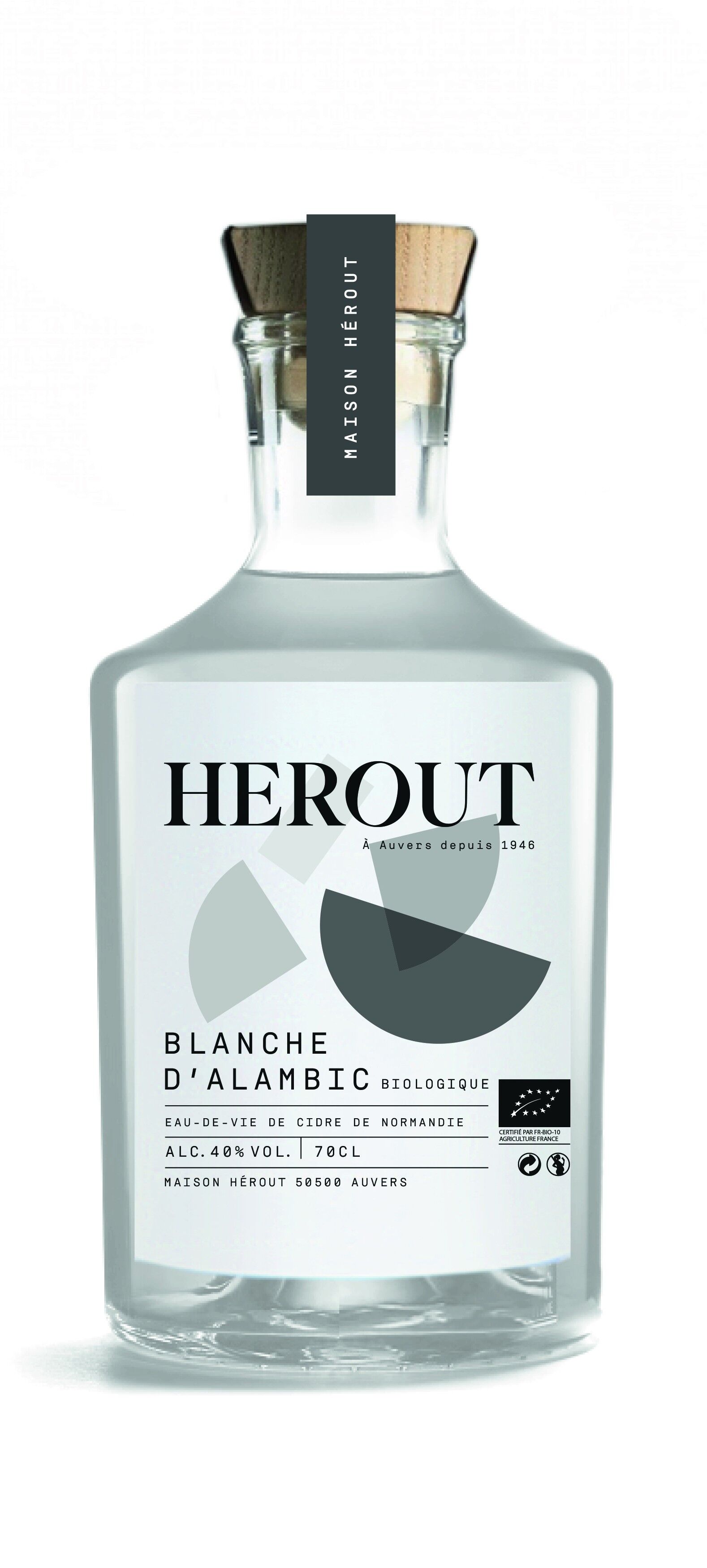 Blanche d'Alambic Bio Maison Hérout, Apfelwein Brandy 70cl