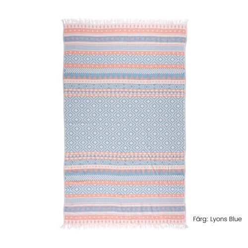Lovely hamam towel - Lyons Blue