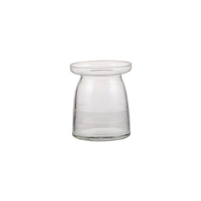 Collare per bulbo in vaso di vetro - Trasparente