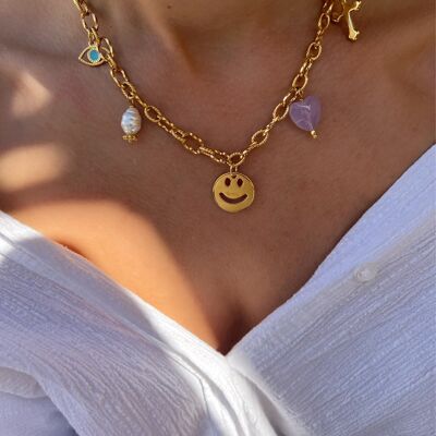 Gold Smile Necklace