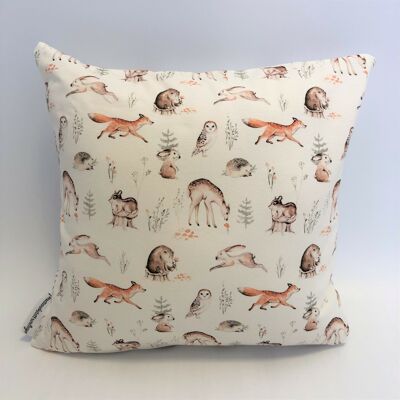 Zirbenkissen Throw Pillow Cushions Forest Animal Children