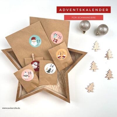 Advent calendar for pregnant women