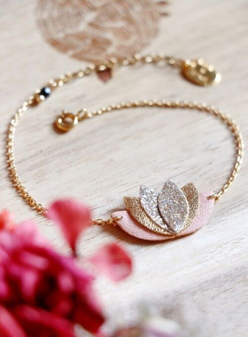 Bracelet Nil - Terracotta, Glitter