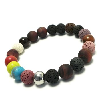 Bracelet pour hommes "Pearl Power XT41" en perles 2