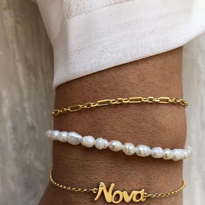 Gold Bracelets, Pearls Bracelet