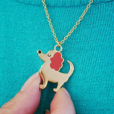 Cute Dog Charm Necklace