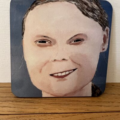 Coasters of international politicians -  Greta Thunberg klimat