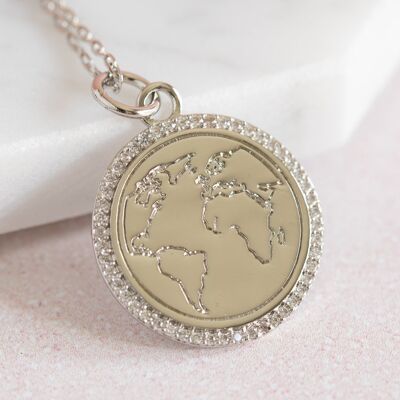 My World Necklace Silver
