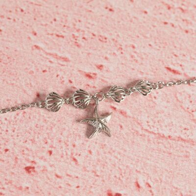 Beach Life Anklet Silver