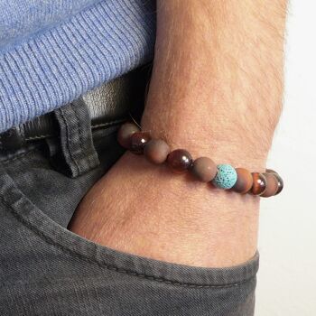 Bracelet pour hommes "Pearl Power MR23" en perles 2