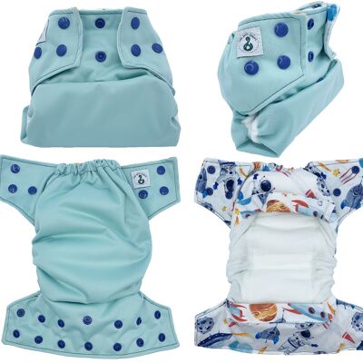 Washable diaper TE1 size 1 (from 3.5kg to 8kg)