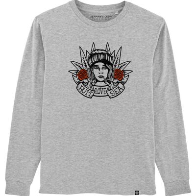 Rum Love ea Long leeve t-hirt  - Grey