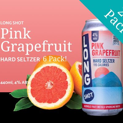 Grapefruit Hard Seltzer - 24 Pack + Free Delivery