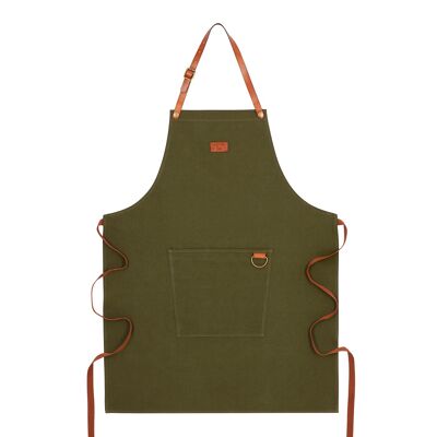 Charolais cooking apron - Khaki