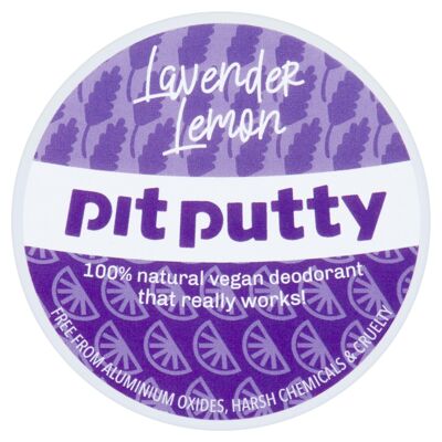 Pit Putty Natural Deodorant, Lavender Lemon Tin