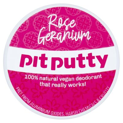 Pit Putty Natural Deodorant, Rose Geranium Tin