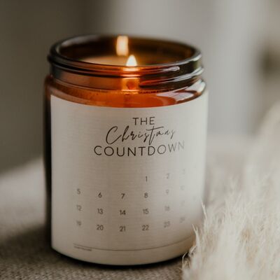 The Christmas Countdown Candle