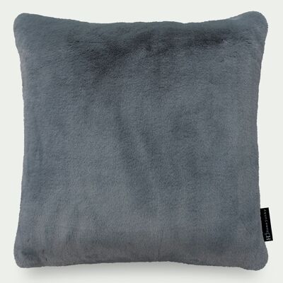 343 Dekokissen Fake Mink Grey 55x55
