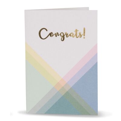 Greeting card "Congrats!"