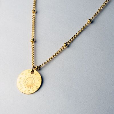 Sun Medallion Necklace