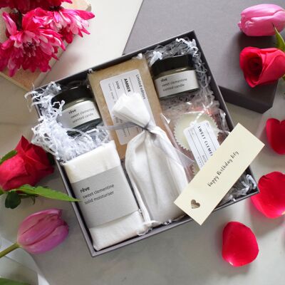 Luxury Organic Letterbox Spa Gift Set - White Jasmine
