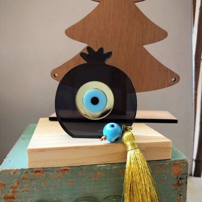 Evil Eye Ornament, Good Luck Ornament, Protection Ornament, Christmas Ornament, Evil Eye Charm, Christmas Gift.