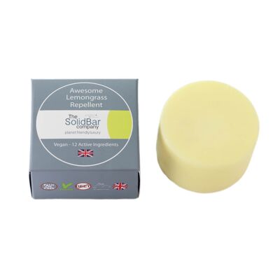 Awesome 12-Active Ingredient  Lemongrass Repellent Lotion Bar