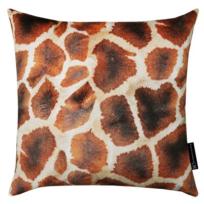 359 Cushion velvet African Giraffe 50x50
