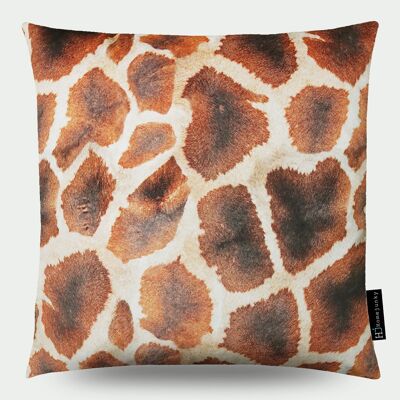 359 Kissen Samt Girafe Africaine 50x50