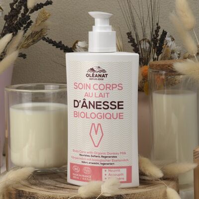 Soin corps au lait d'ânesse biologique - 250 ml - OLEANAT