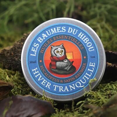 Baume hiver tranquille biologique - 30 ml - LES BAUMES DU HIBOU