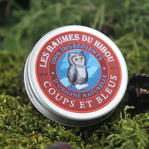 Baume coups et bleus biologique - 30 ml - LES BAUMES DU HIBOU