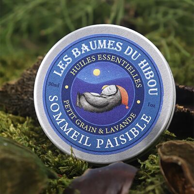 Organic peaceful sleep balm - 30 ml - LES BAUMES DU HIBOU