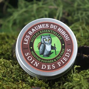 Baume soin des pieds biologique - 30 ml - LES BAUMES DU HIBOU