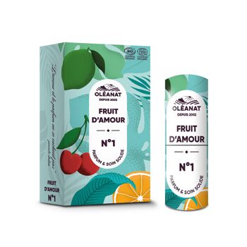 Parfum Solide Fruit d'Amour N°1 biologique - 4.5g - OLEANAT - FÊTE DES MERES 5