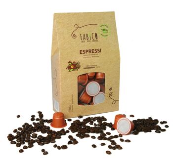 ESPRESSI - COMPOSTABLE BIO DES ANNÉES 50 ET COMPATIBLE NESPRESSO