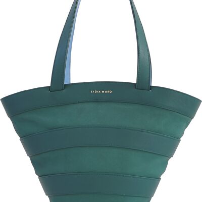 Bucket Bag -  Total  Leather - Botella