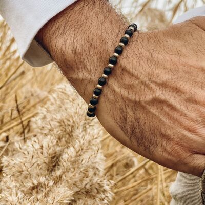 Metal Beaded Bracelet Men