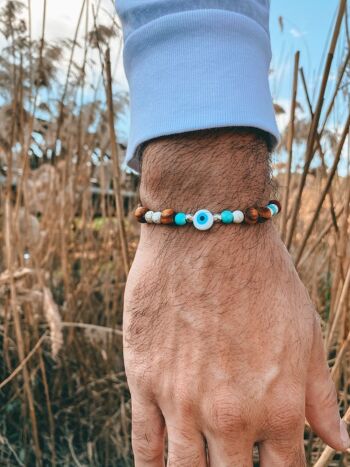 Kaufen Sie Buntes Evil Eye Armband Herren zu Großhandelspreisen