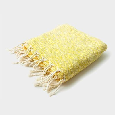 infinity towel wrap - Yellow