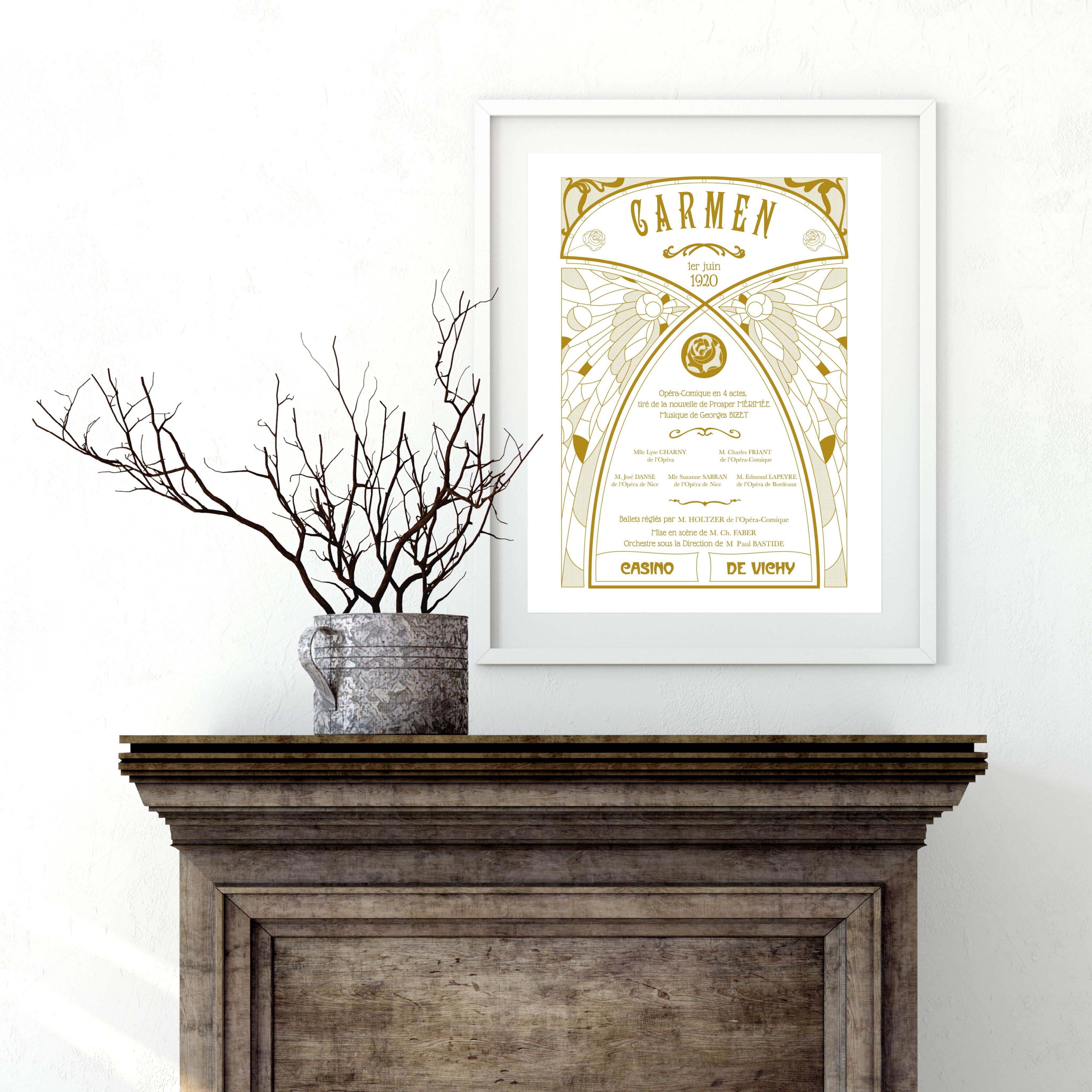 Dekorativer Transfer CARMEN OPERA