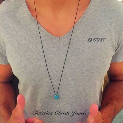 Men's Turquoise Stone Necklace