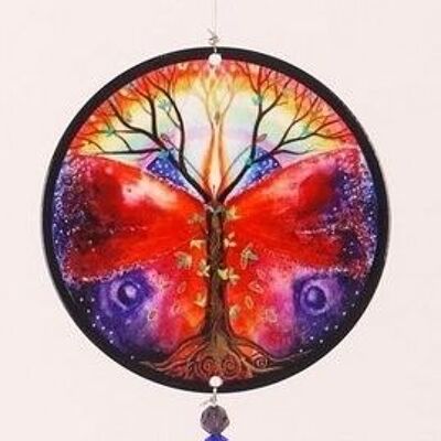 Windspinner, Levensboom, gekleurd, CSDC16TL, 40 cm