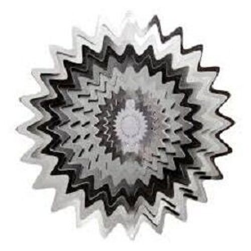 Windspinner Spin Art, Rvs Splash Groot, 12OSP108,Ø30cm
