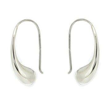 Boucles d'oreilles gouttes et boîte de présentation Simply Silver 1