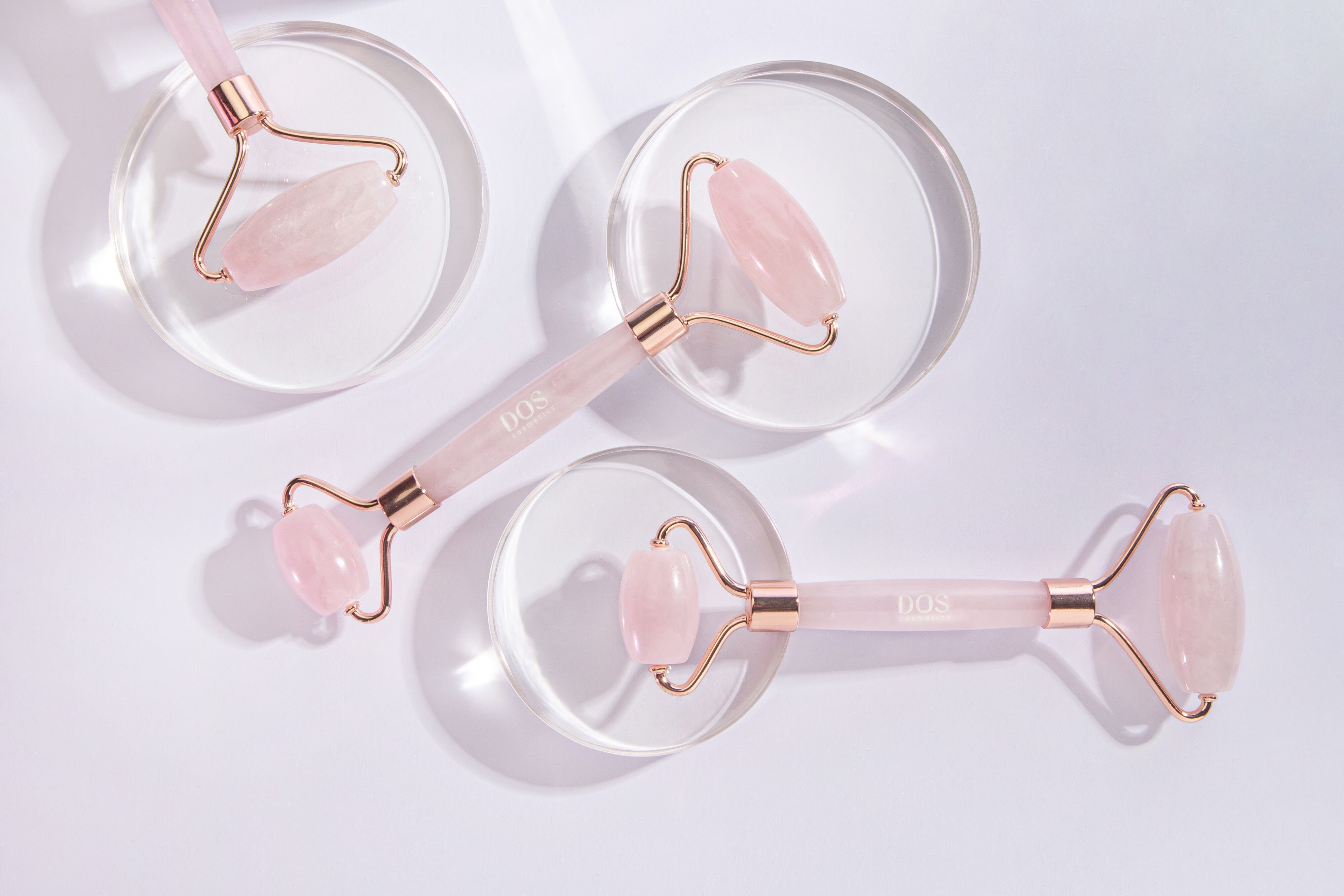 Rullo viso al quarzo rosa